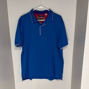 Robert Graham Royal Blue Polo with White Trim. Size 3XL.
